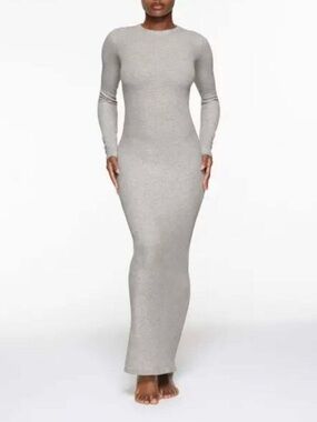 Skims soft lounge long sleeve dress